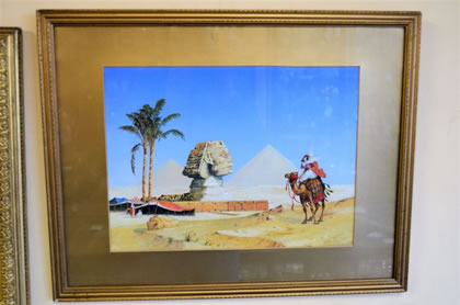 Gilt framed watercolour 