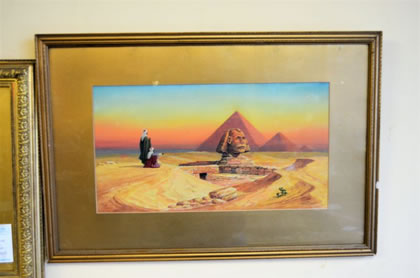 Gilt framed watercolour