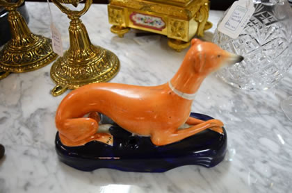 Victorian staffordshire dog