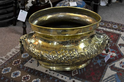 Brass jardiniere
