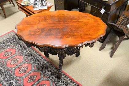 Mahogany centre table