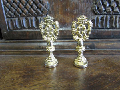 Pair 19th century seals