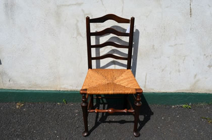 18th century oak chair