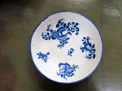 18th century worcester dish