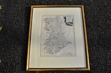 18th century map of ireland