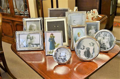 Selection of various photo frames available in oakland antiques belfast & ballinderry antiques