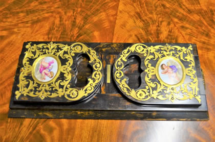 Betjemann's Victorian Self Closing Antique Wood Book Slide