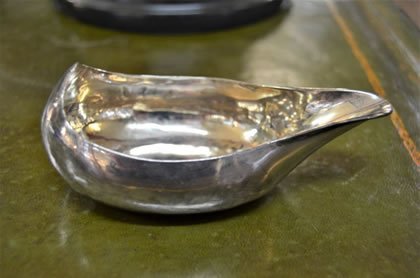 Georgian silver pap-boat