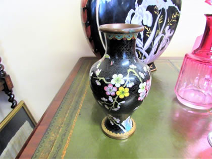 cloisonne vase