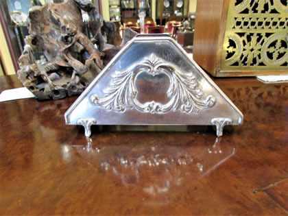 Sterling silver letter rack