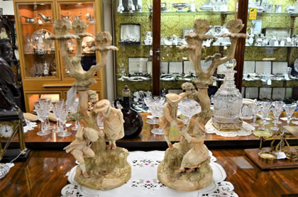 Pair of royal worcester candelabra