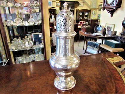 Silver sugar castor