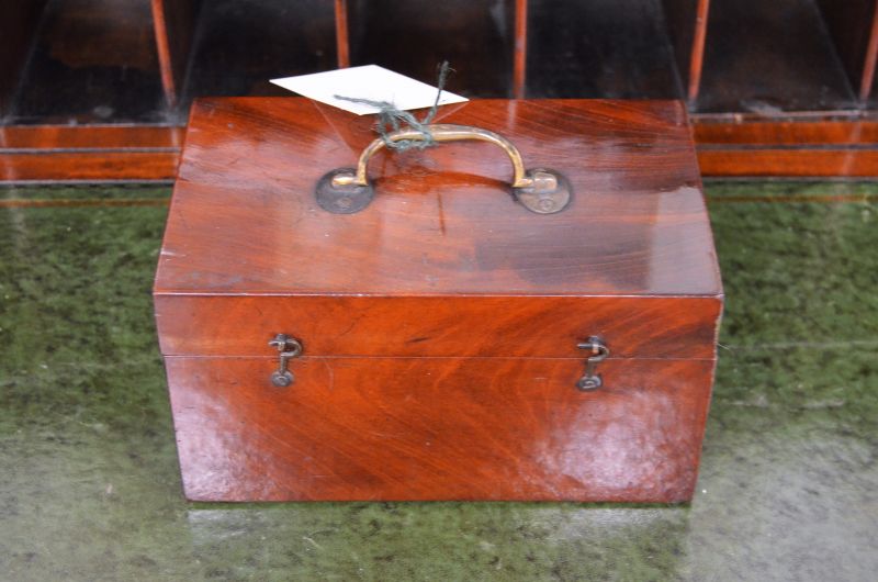 Mahogany box & slides 