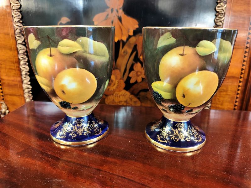 Pair of coalport vases