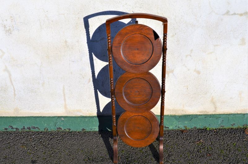 Oak three tier  cakestand