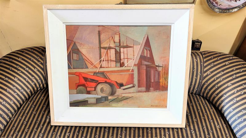 Framed oil on board by D.H.Osborne
