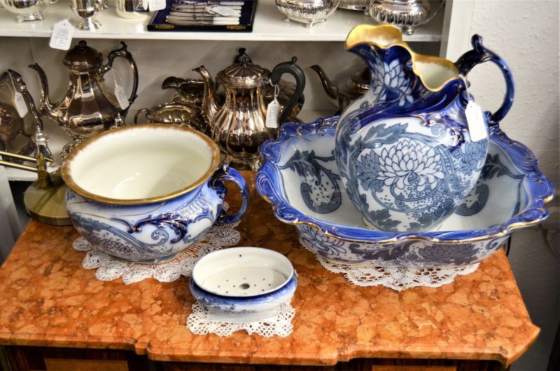 Four piece Doulton Burslem jug & basin set