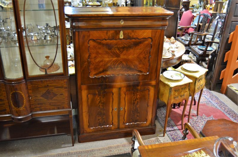 19th century desk cabinet