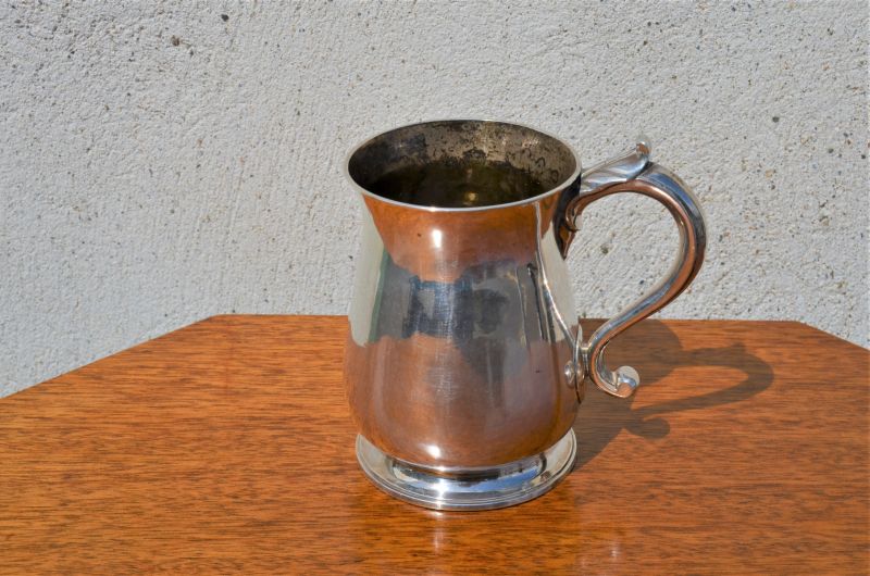 Irish silver tankard