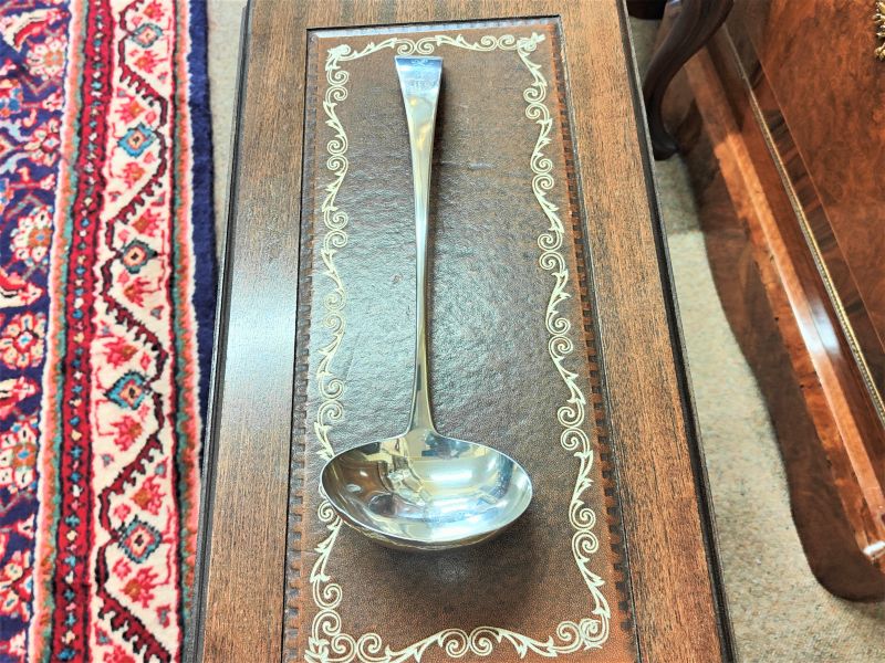 Irish silver ladle