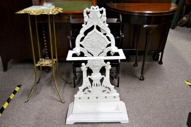 Victorian cast iron stick stand