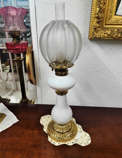 1950s oil lamp