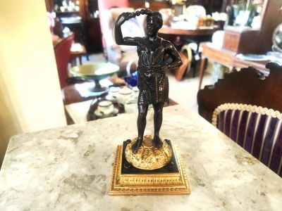 Gilt & bronze figure