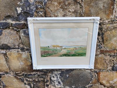 Framed rowland hill watercolour 