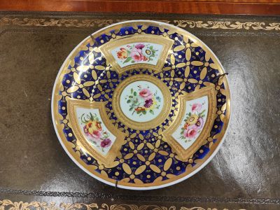 Bloor derby hand painted plate