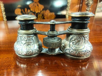 Victorian silver oprea glasses