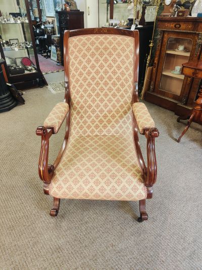 Victorian mahogany armchair