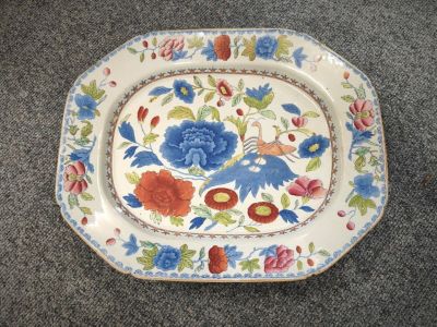 Victorian ironstone plate / platter