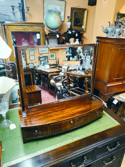 Victorian mahogany mirror