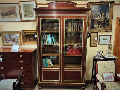 19th century two door french bookcase