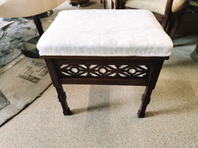 Edwardian piano stool