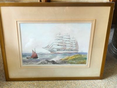 Framed water by J.W.CAREY