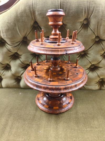 marquetry spool holder