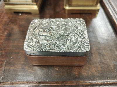Silver topped box