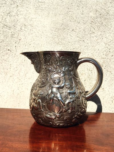 18th century silver jug
