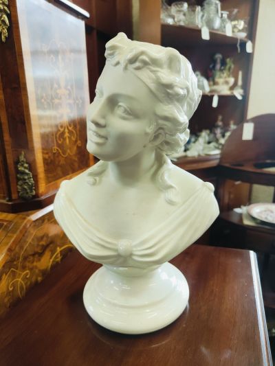 Belleek porcelain bust