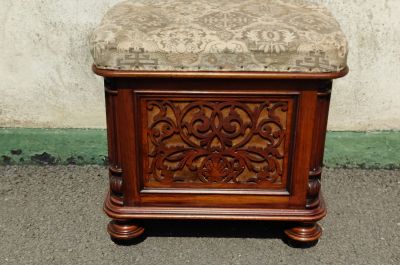Victorian mahogany music stool
