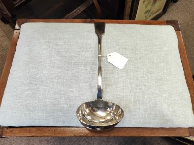 Victorian silver ladle 