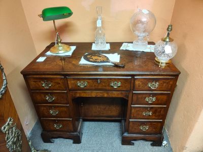 Burr walnut desk