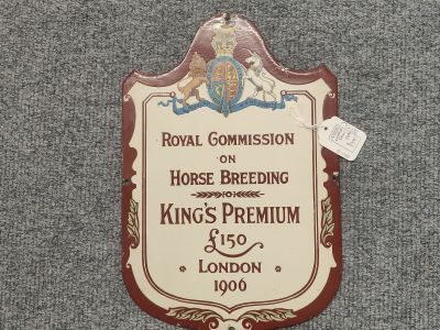 Enamel sigh ,london 1906