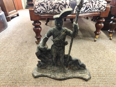 Victorian cast iron door stop