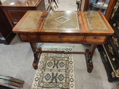 Victorian mahogany desk with writing slope