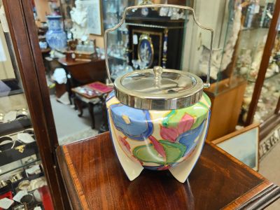 Clarice cliff biscuit barrel