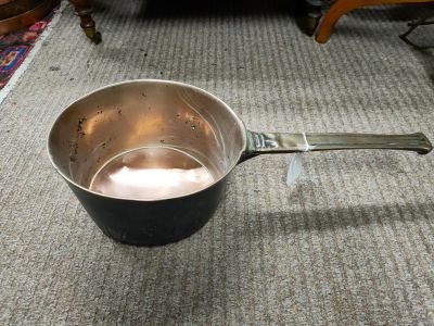 19th century copper saucepan