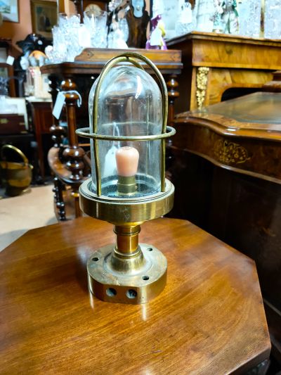 Old brass ships lantern