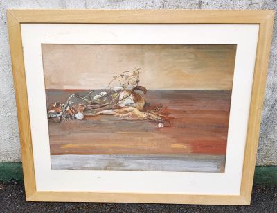 Framed watercolour by isabel rawsthorne